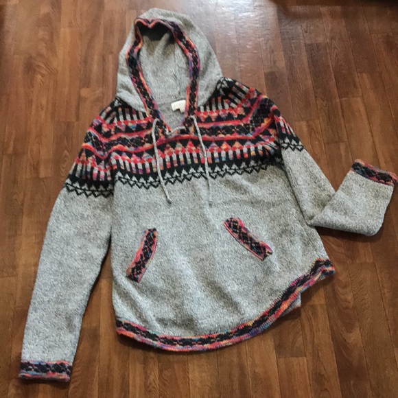 Apricot hooded sweater. - Picture 4 of 4